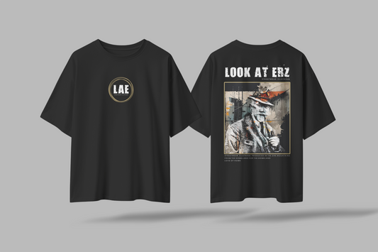 LAE OVERSIZE T - SHIRT SCHWARZ