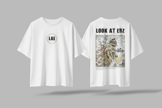 LAE OVERSIZE T - SHIRT WEIß